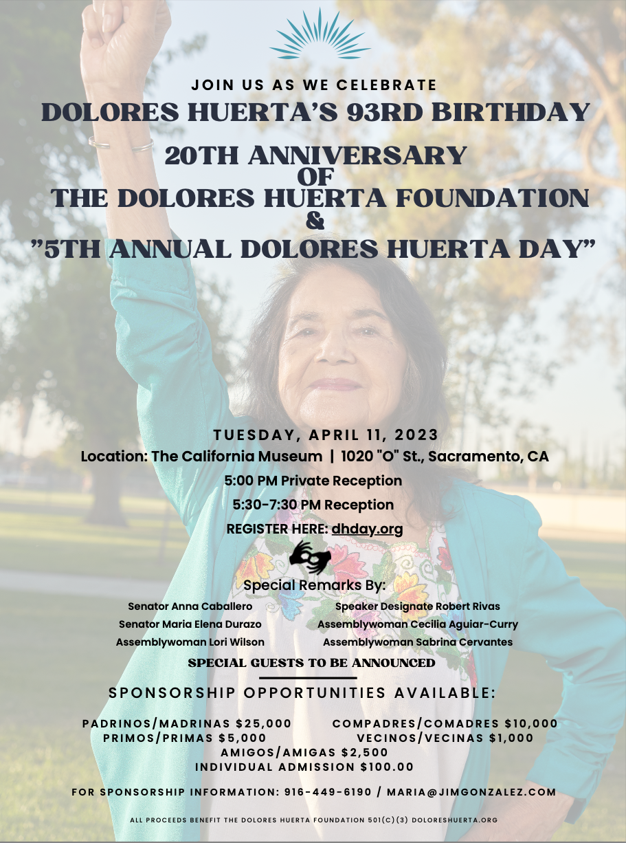Dolores Huerta Foundation Sponsorship